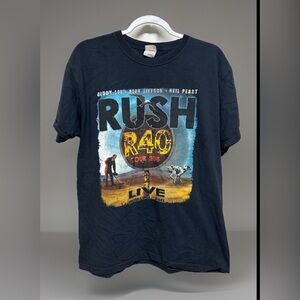 RUSH 2015 R40 tour t shirt L